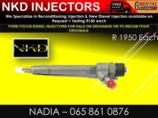 Ford Focus Diesel Injectors For Sale Or To Recon