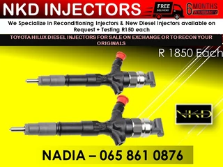 Toyota Hilux Diesel Injectors For Sale On Exchange With 6 Months Warranty