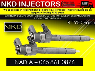 Mahindra Bolero Diesel Injectors For Sale Or To Recon