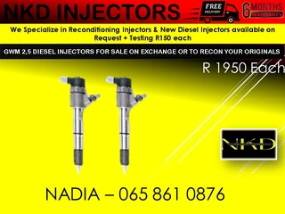 Gwm 2.5l Diesel Injectors For Sale On Exchange Or To Recon