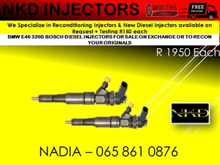 Bmw E46 320d Diesel Injectors For Sale On Exchange Or To Recon With Warranty