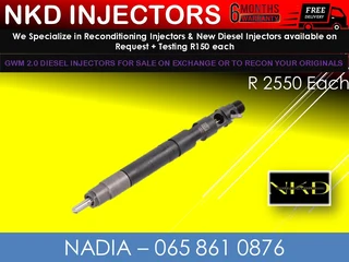 Gwm 2.0 Diesel Injectors For Sale On Exchange Or To Recon
