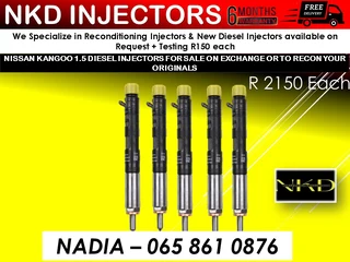 Nissan Kangoo 1.5 Diesel Injectors For Sale Or To Recon