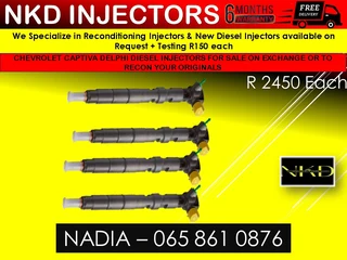 Captiva Delphi Diesel Injectors For Sale On Exchange Or To Recon