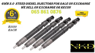Gwm 2.0 Steed Diesel Injectors For Sale On Exchange Or To Recon With Warranty
