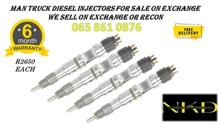 Man Truck Diesel Injectors For Sale Or To Recon