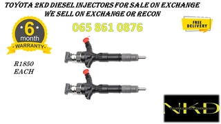 Toyota 2kd Diesel Injectors For Sale On Exchange