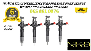 Toyota Hilux Diesel Injectors For Sale On Exchange