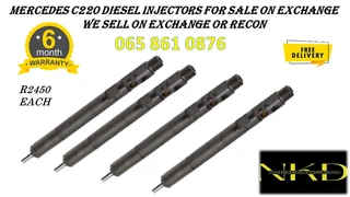 Mercedes C220 Diesel Injectors For Sale On Exchange Or To Recon With Warranty