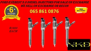 Ford Everest (3.0/bt50) Diesel Injectors For Sale On Exchange Or To Recon