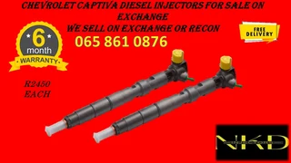 Chevrolet Captiva Diesel Injectors For Sale Or To Recon