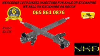Mercedes C270 Diesel Injectors For Sale On Exchnage Or To Recon