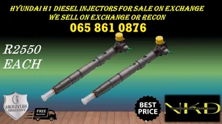 Hyundai H1 Diesel Injectors For Sale Or To Recon