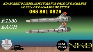 Kia Sorento Diesel Injectors For Sale Or To Recon