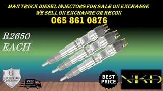 Man Truck Diesel Injectors For Sale Or To Recon