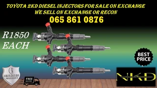 Toyota 2kd Diesel Injectors For Sale On Exchange
