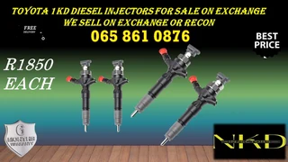 Toyota 1k Diesel Injectors For Sale Or To Recon