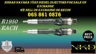 Nissan Navara Yd25 Diesel Injectors For Sale On Exchange With 6 Months Warranty