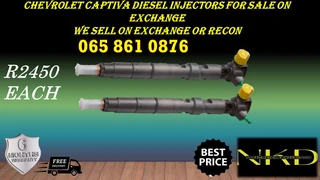 Chevrolet Captiva Diesel Injectors For Sale On Exchange With 6 Months Warranty