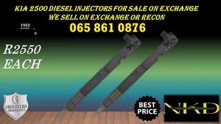 Kia 2500 Diesel Injectors For Sale Or To Recon