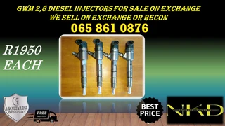 Gwm 2.8 Diesel Injectors For Sale On Exchange Or To Recon