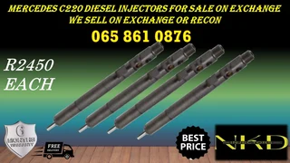 Mercedes C220 Diesel Injectors For Sale On Exchange Or To Recon With Warranty