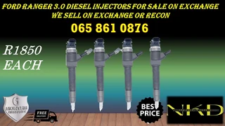 Ford Ranger 3.0 Diesel Injectors For Sale Or To Recon