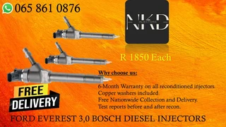 Ford Everest (3.0/bt50) Diessel Injectors For Sale On Exchange Or To Recon With Warranty