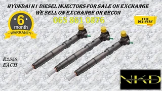 Hyundai H1 Diesel Injectors For Sale Or To Recon