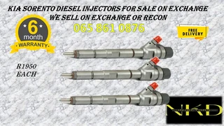 Kia Sorento Diesel Injectors For Sale Or To Recon