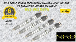 Man Truck Diesel Injectors For Sale Or To Recon