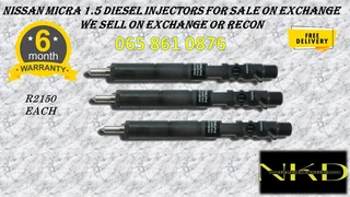 Nissan Micra 1.5 Diesel Injectors For Sale On Exchange With 6 Months Warranty