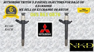 Mitsubishi Triton 3.2 Diesel Injectors For Sale On Exchange Or To Recon With Warranty
