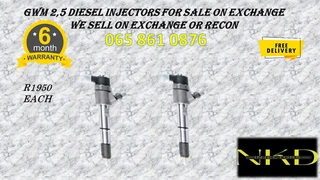 Gwm 2.5 Diesel Injectors For Sale On Exchange Or To Recon