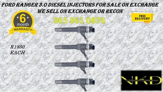 Ford Ranger 3.0 Diesel Injectors For Sale On Exchange Or To Recon