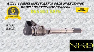 Audi 1.6 Diesel Injectors For Sale Or To Recon