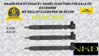 New Hyundai H1 Diesel Injectors For Sale On Exchange Or To Recon
