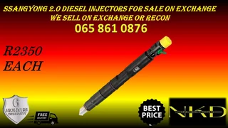 Ssangyong 2.0 Diesel Injectors For Sale On Exchange With 6 Months Warranty