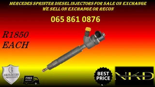 Nercedes Benz Sprinter Diesl Injectors For Sale On Exchange Or To Recon