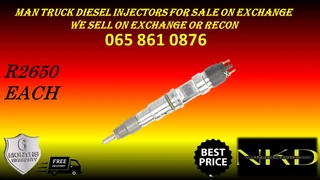 Man Truck Diesel Injectors For Sale Or To Recon