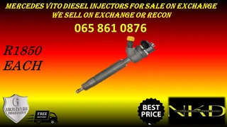 Mercedes Benz Vito Diesel Injectors For Sale Or To Recon