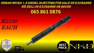 Nissan Micra 1.5 Diesel Injectors For Sale On Exchange With 6 Months Warranty