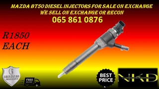Mazda Bt50 Diesel Injectors For Sale On Exchange Or To Recon With Warranty