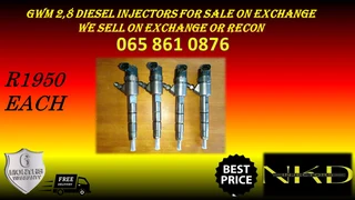 Gwm 2.8 Diesel Injectors For Sale On Exchange Or To Recon