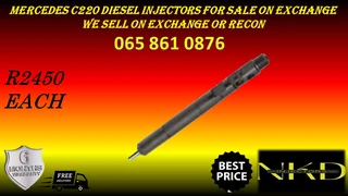 Mercedes C220 Diesel Injectors For Sale On Exchange Or To Recon With Warranty