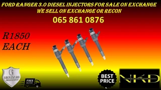 Ford Ranger 3.0 Diesel Injectors For Sale Or To Recon