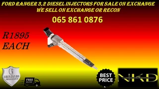 Ford Ranger 3.2 Diesel Injectors For Sale On Exchange With 6 Months Warranty