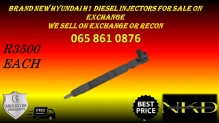 New Hyundai H1 Diesel Injectors For Sale On Exchange Or To Recon With Warranty