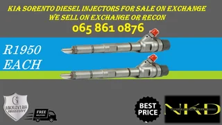 Kia Sorento Diesel Injectors For Sale Or To Recon