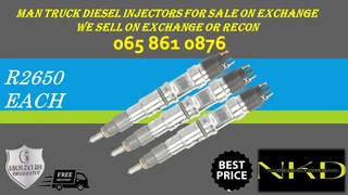 Man Truck Diesel Injectors For Sale Or To Recon